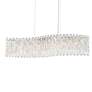 Thumbnail3 of Sarella 8"H x 32.5"W 7-Light Crystal Linear Chandelier in Antique more views