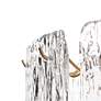 Thumbnail3 of Sarla 15 1/2" Wide Gold Crystal 3-Light Chandelier more views