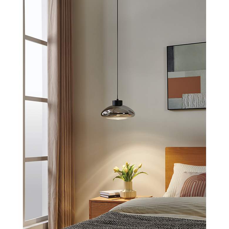 Image 4 Sarnarra 1-light Black 3CCT LED Pendant Light more views