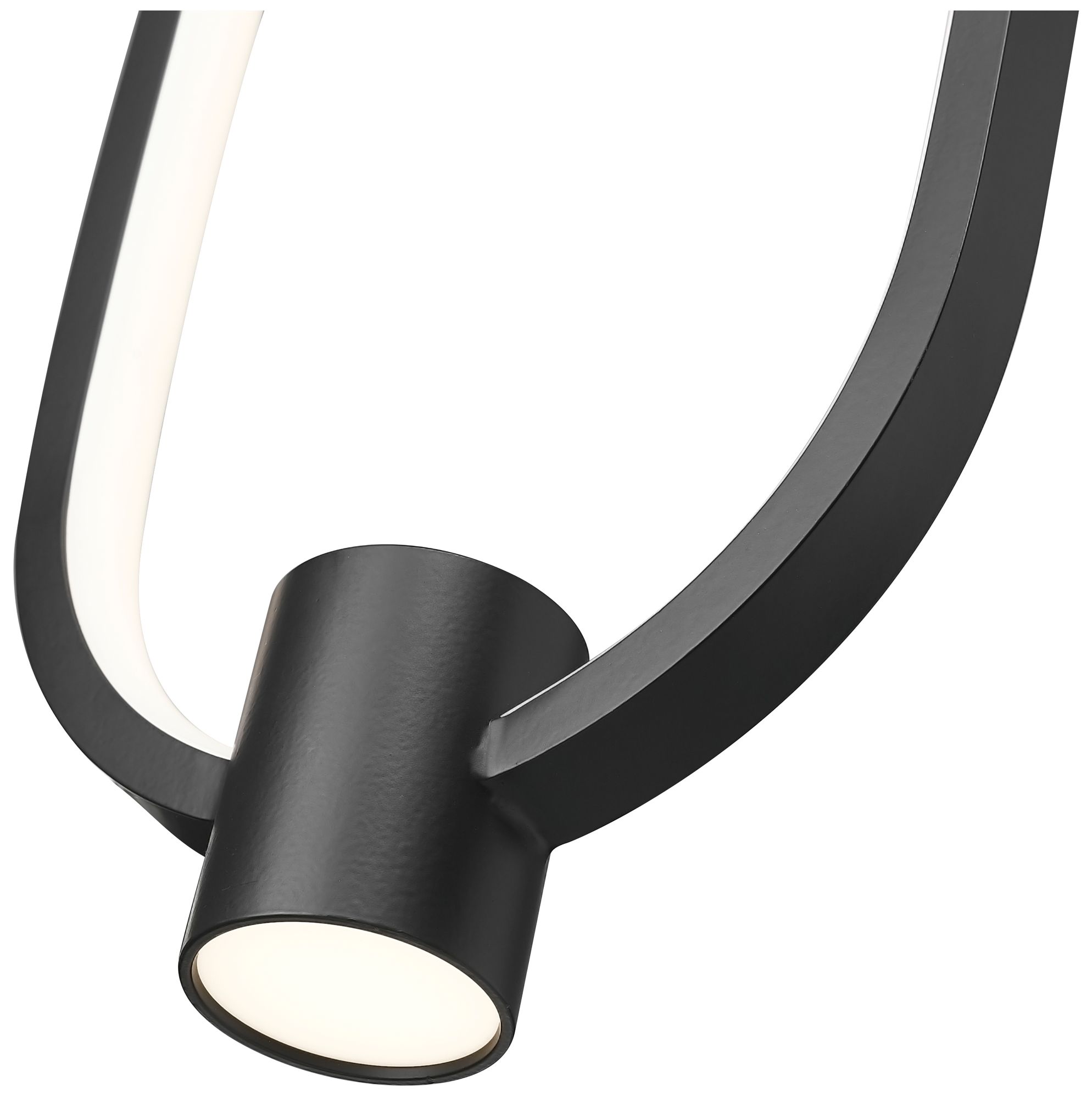 Image 6 Saros by Z-Lite 7.25 inch Matte Black 1 Light Pendant more views