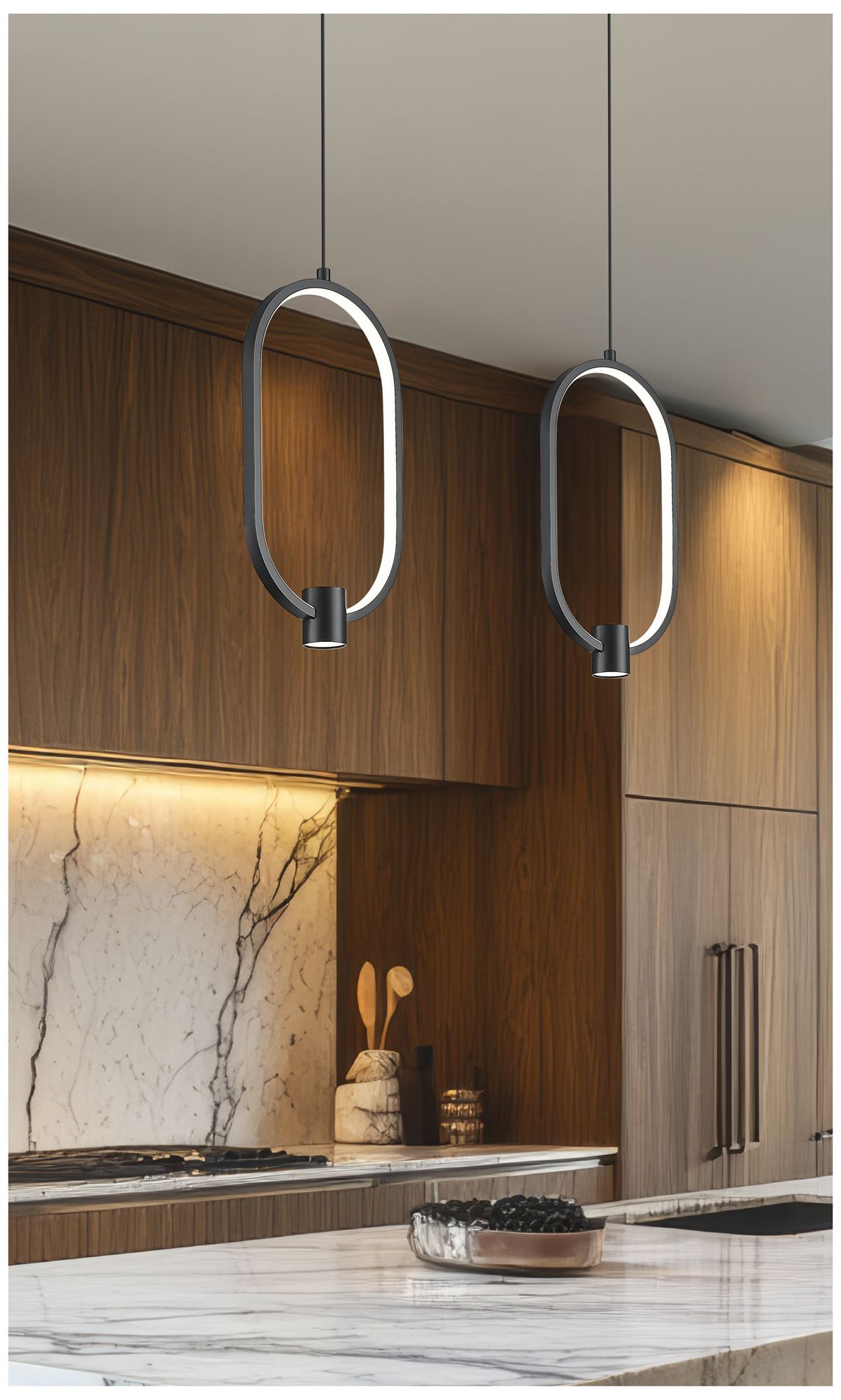 Image 3 Saros by Z-Lite 8.75 inch Matte Black 1 Light Pendant more views