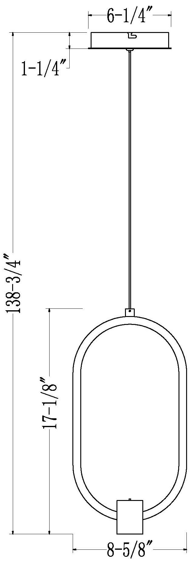 Saros by Z-Lite 8.75 inch Matte Black 1 Light Pendant