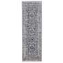Sarrant Medallion Indoor Gray Area Rug 3966F 2'-8" x 12'