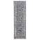 Sarrant Medallion Indoor Gray Area Rug 3966F 2'-8" x 12'