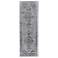 Sarrant Medallion Indoor Gray Area Rug 3967F 2'-8" x 8'
