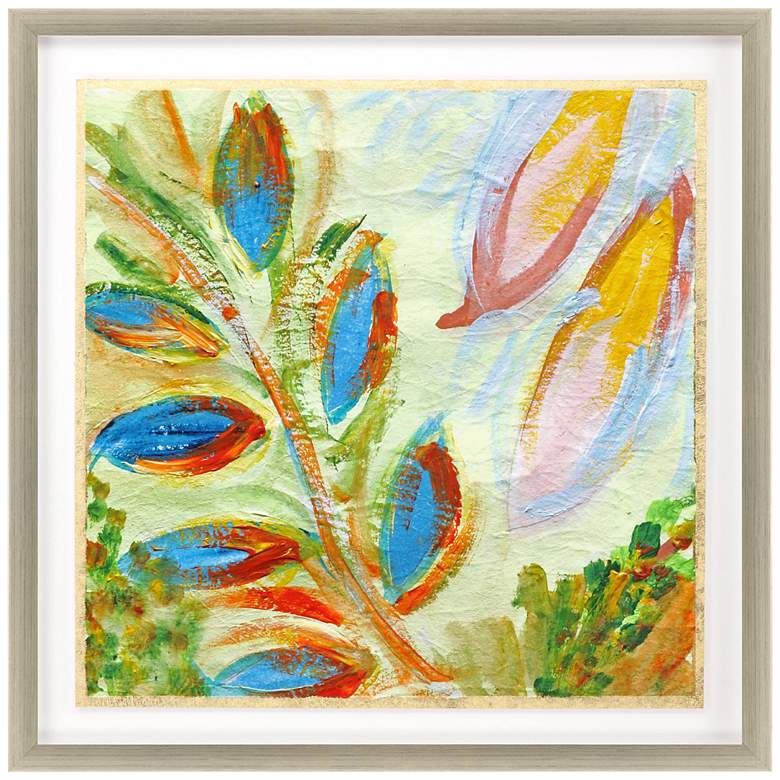 Image 1 Sassy Botanica II 37" Square Giclee Framed Wall Art