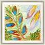 1_Sassy Botanica II 37" Square Giclee Framed Wall Art