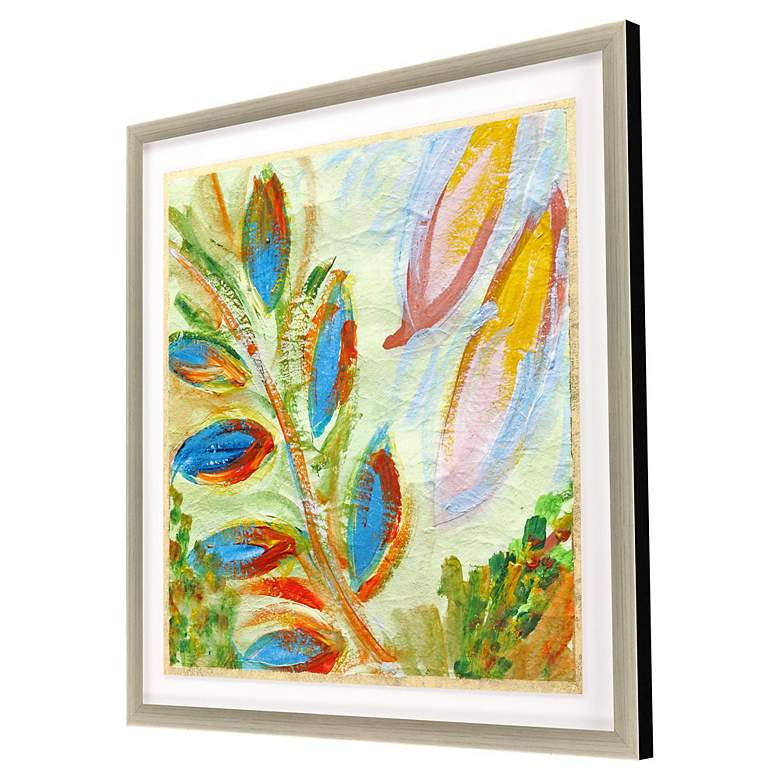 Image 3 Sassy Botanica II 37" Square Giclee Framed Wall Art more views