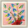 1_Sassy Botanica III 37" Square Giclee Framed Wall Art