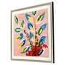3_Sassy Botanica III 37" Square Giclee Framed Wall Art more views