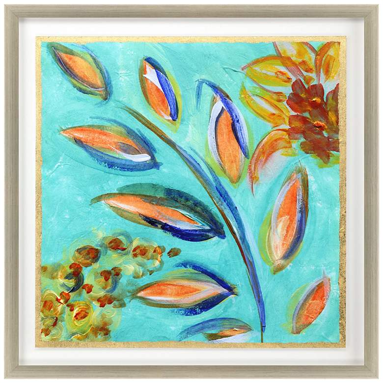 Image 1 Sassy Botanica IV 37" Square Giclee Framed Wall Art