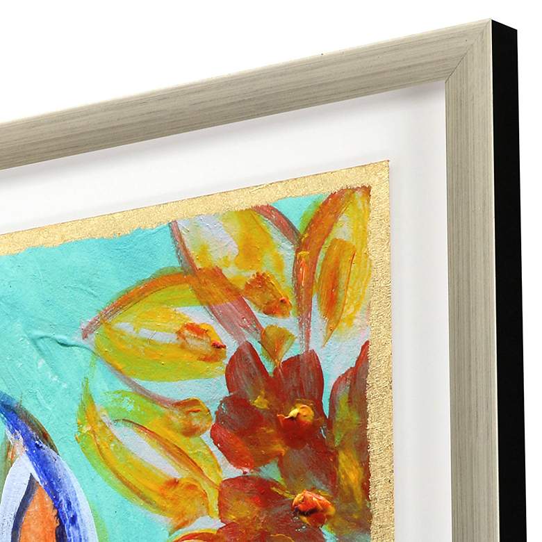 Image 2 Sassy Botanica IV 37" Square Giclee Framed Wall Art more views
