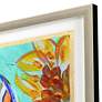 2_Sassy Botanica IV 37" Square Giclee Framed Wall Art more views