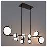 4_Satalite 13.5"H x 42.06"W 10-Light Linear Pendant in Black more views