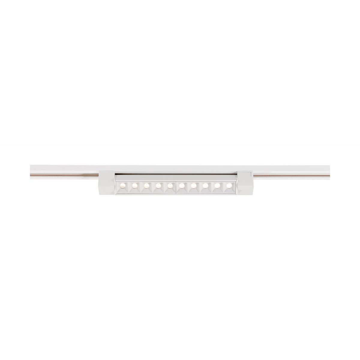 Image 4 Satco 1-Foot White 30-Degree Beam LED Track Light Bar more views