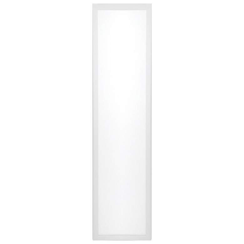 Image 1 Satco 1&#39; x 4&#39; White 100-277V LED EM Backlit Flat Panel Light