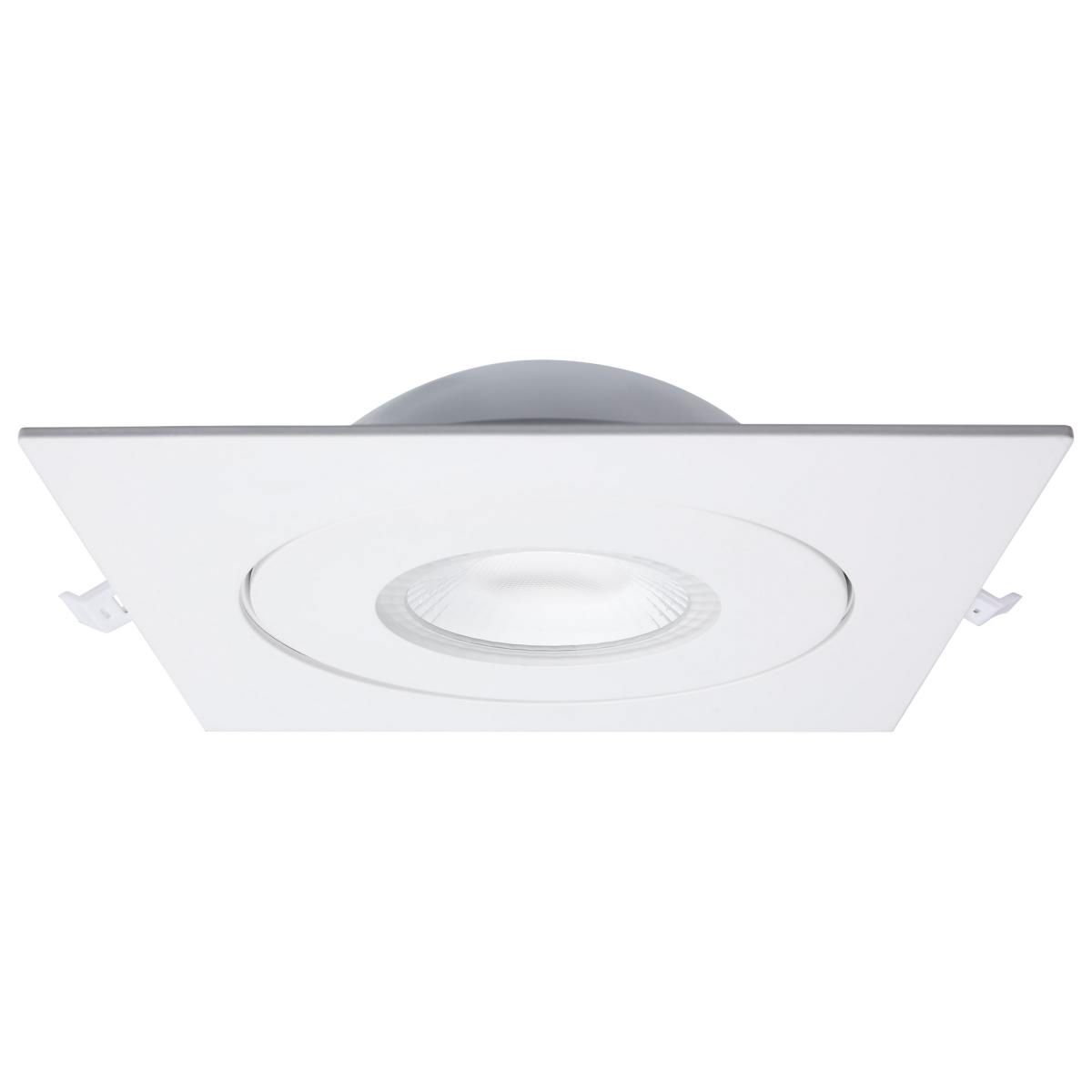 Image 2 Satco 15 Watt 6" Sqauare LED Direct Wire Downlight Gimbaled more views
