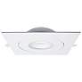 2_Satco 15 Watt 6" Sqauare LED Direct Wire Downlight Gimbaled more views