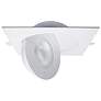 4_Satco 15 Watt 6" Sqauare LED Direct Wire Downlight Gimbaled more views
