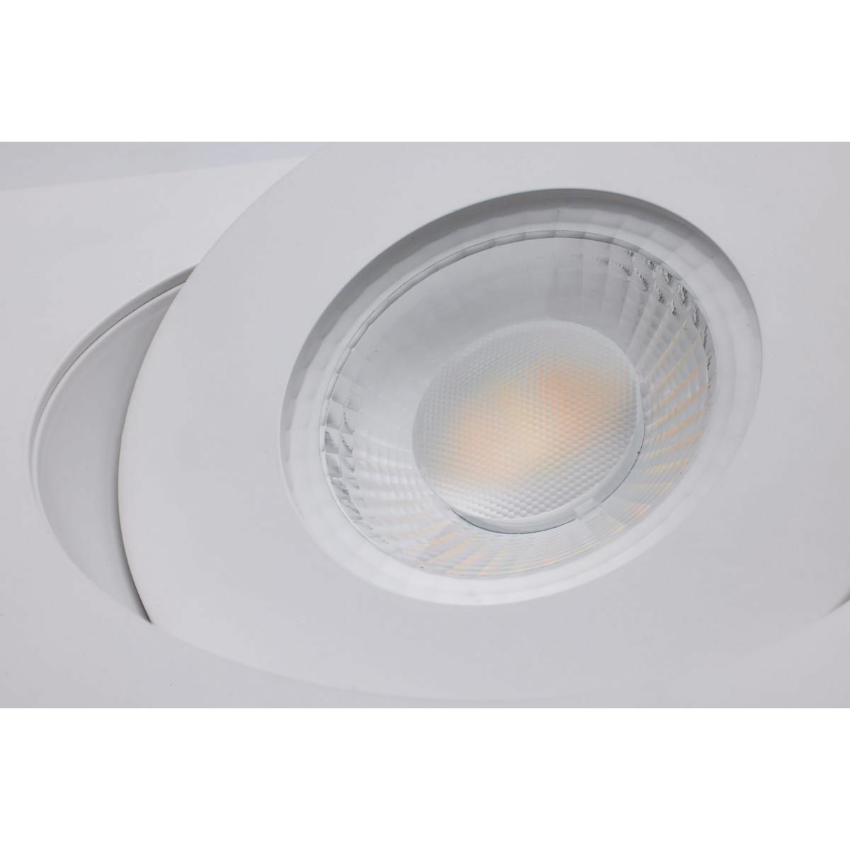 Satco 15 Watt 6" Sqauare LED Direct Wire Downlight Gimbaled