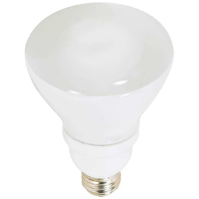 Image 1 Satco 15 Watt BR30 CFL Reflector Light Bulb