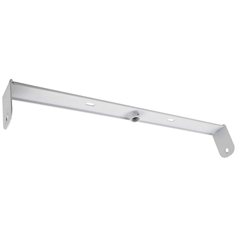 Image 1 Satco 2' White LED Linear High-Bay Fixture Yoke Mount