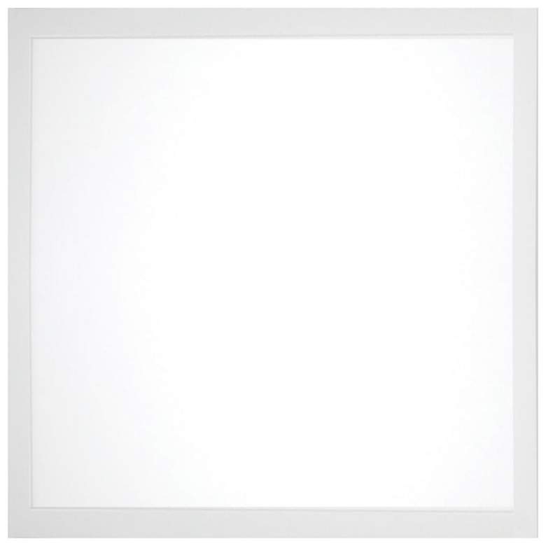 Image 1 Satco 2' x 2' White 100-347V LED EM Backlit Flat Panel Light