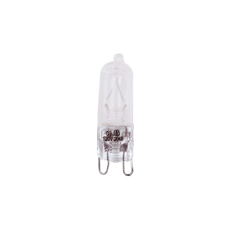 Image 1 Satco 20 Watt G9 120 Volt Frosted Halogen Light Bulb