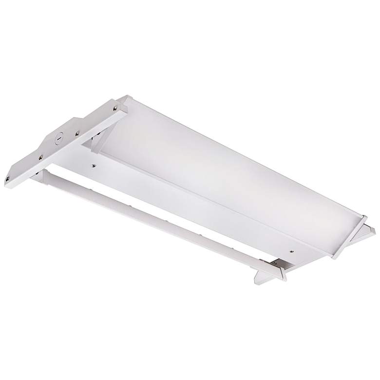 Image 1 Satco 26 inch Wide White 110W 4000K LED Linear High-Bay Light