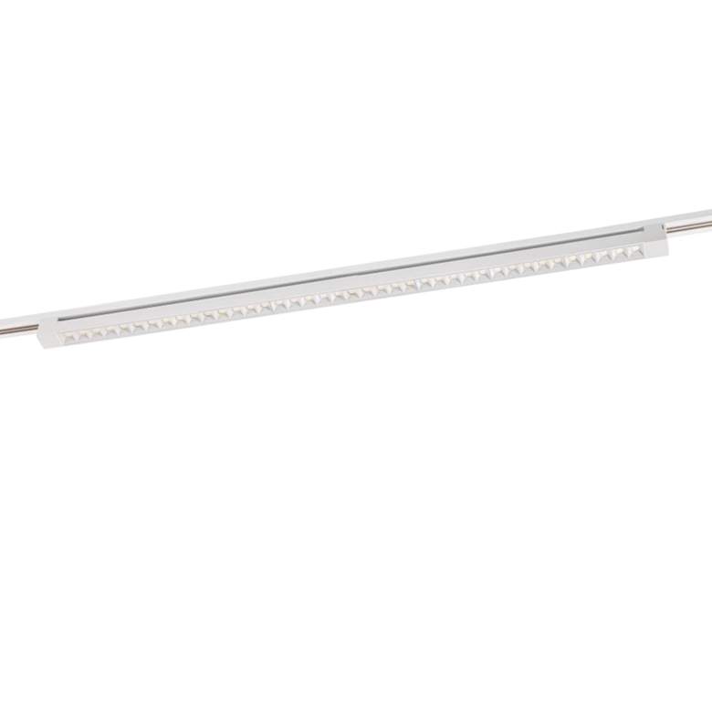Image 1 Satco 4-Foot White 30-Degree Beam LED Track Light Bar