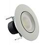 1_Satco 4" White 7.5-Watt Gimbal LED Directional Retrofit Downlight