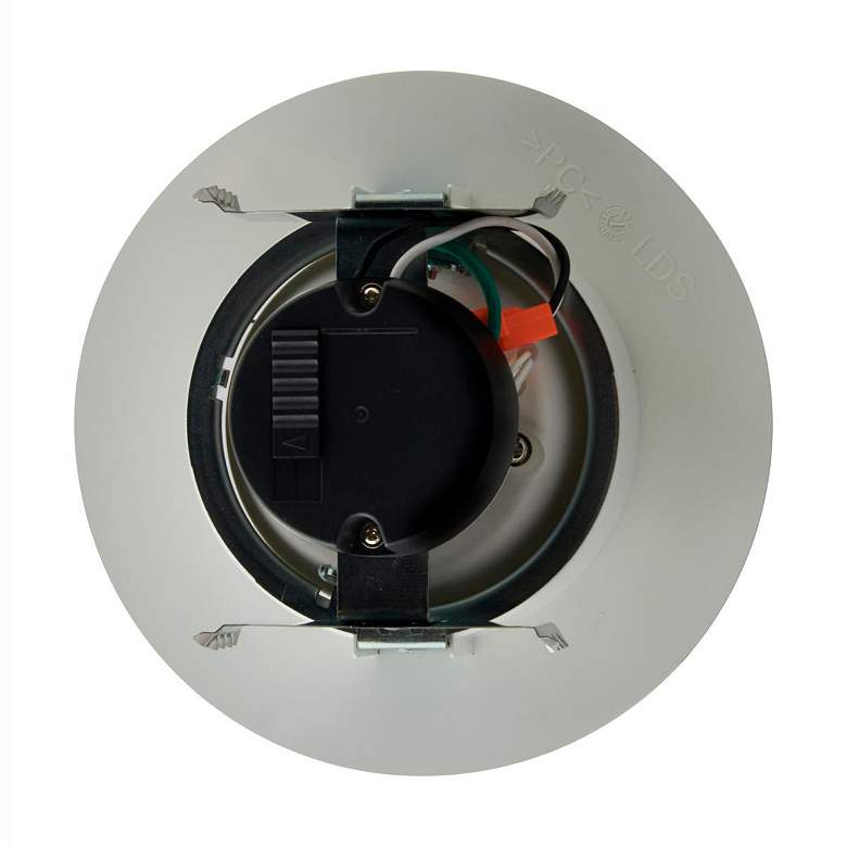 Image 2 Satco 4" White 7.5-Watt Gimbal LED Directional Retrofit Downlight more views