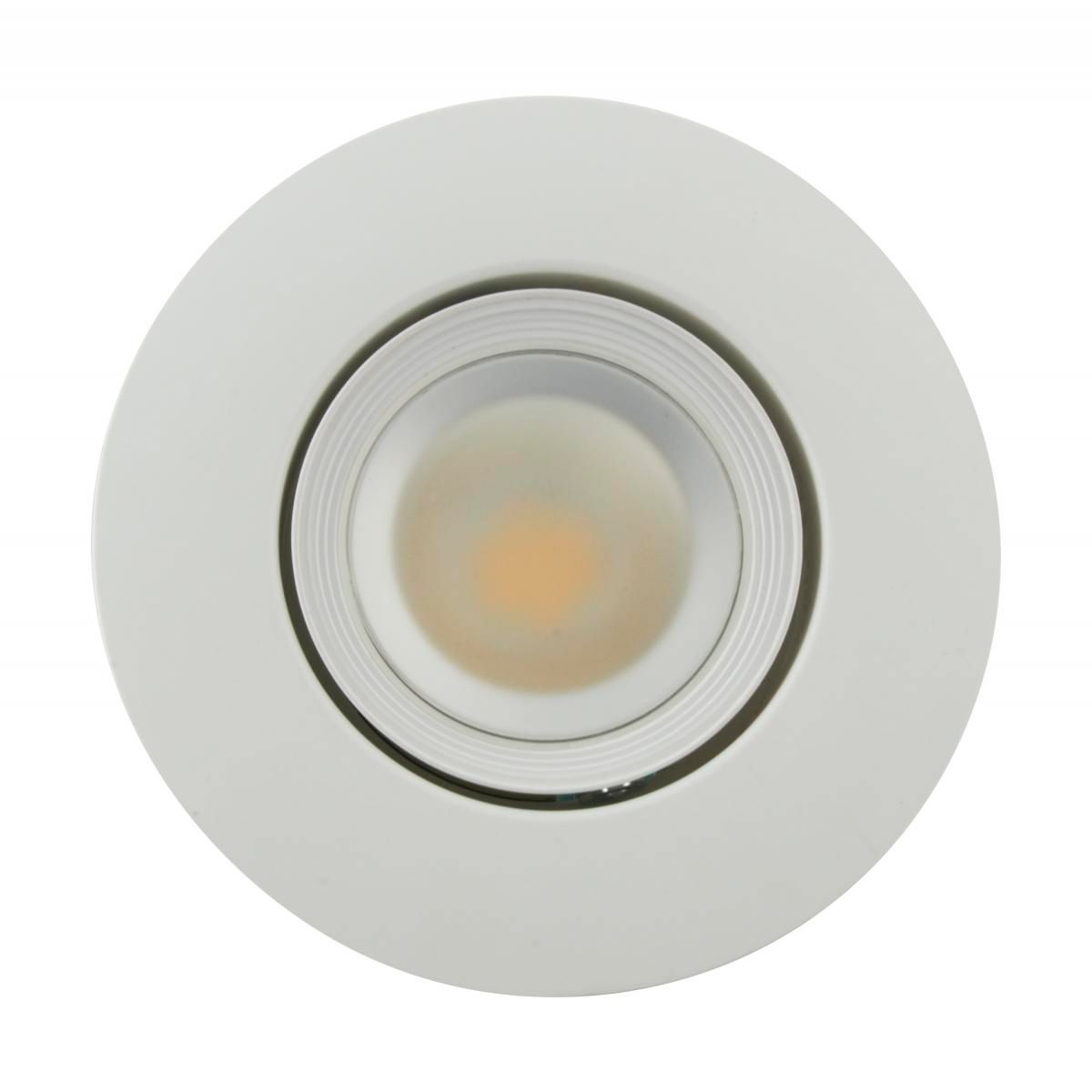 Image 3 Satco 4" White 7.5-Watt Gimbal LED Directional Retrofit Downlight more views