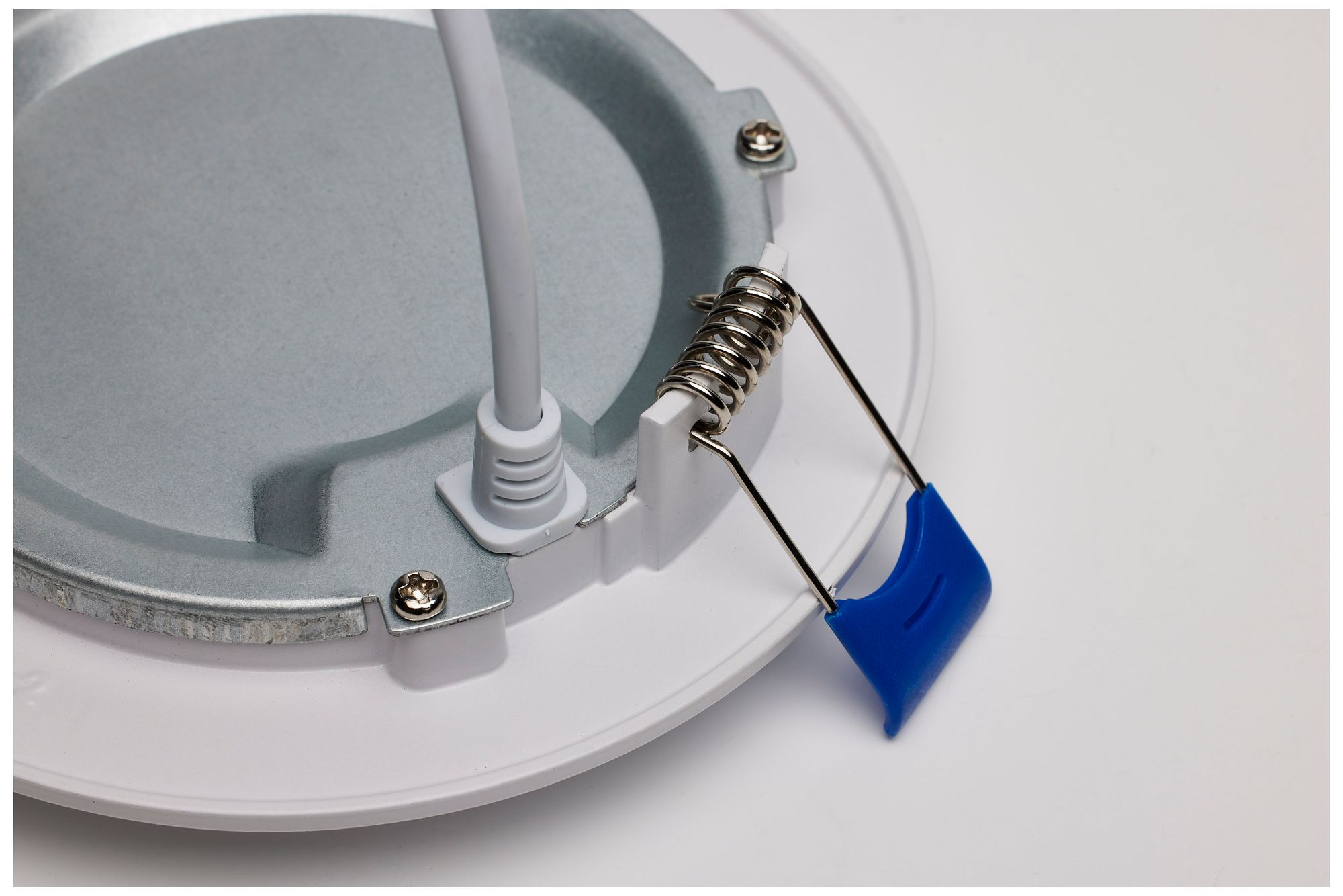 Image 4 Satco 4" White Round LED Direct Wire Low Profile Downlight more views