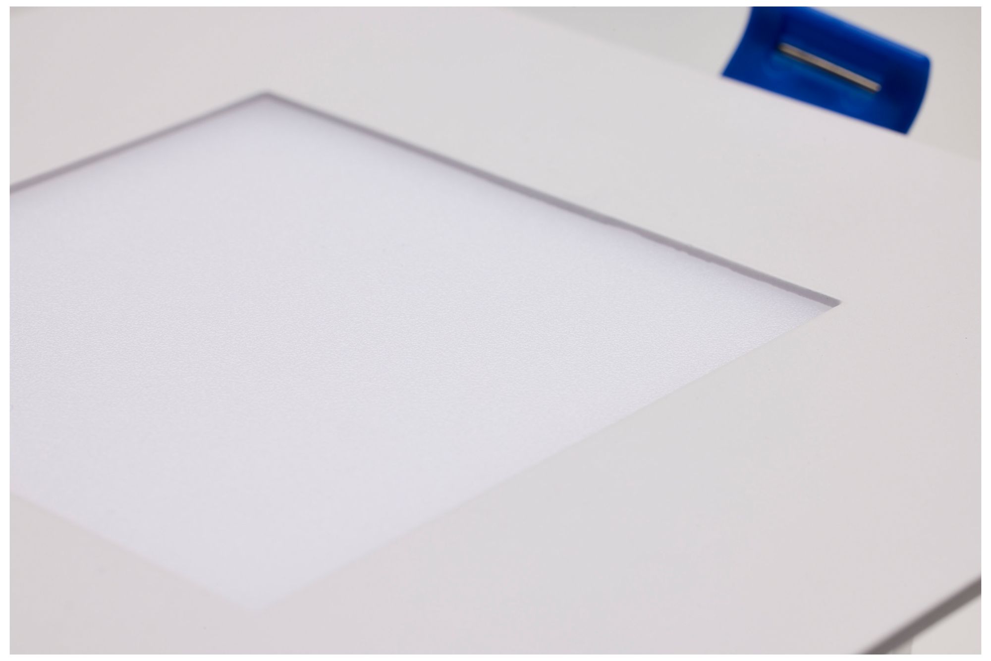 Image 5 Satco 4" White Square LED Direct Wire Low Profile Downlight more views