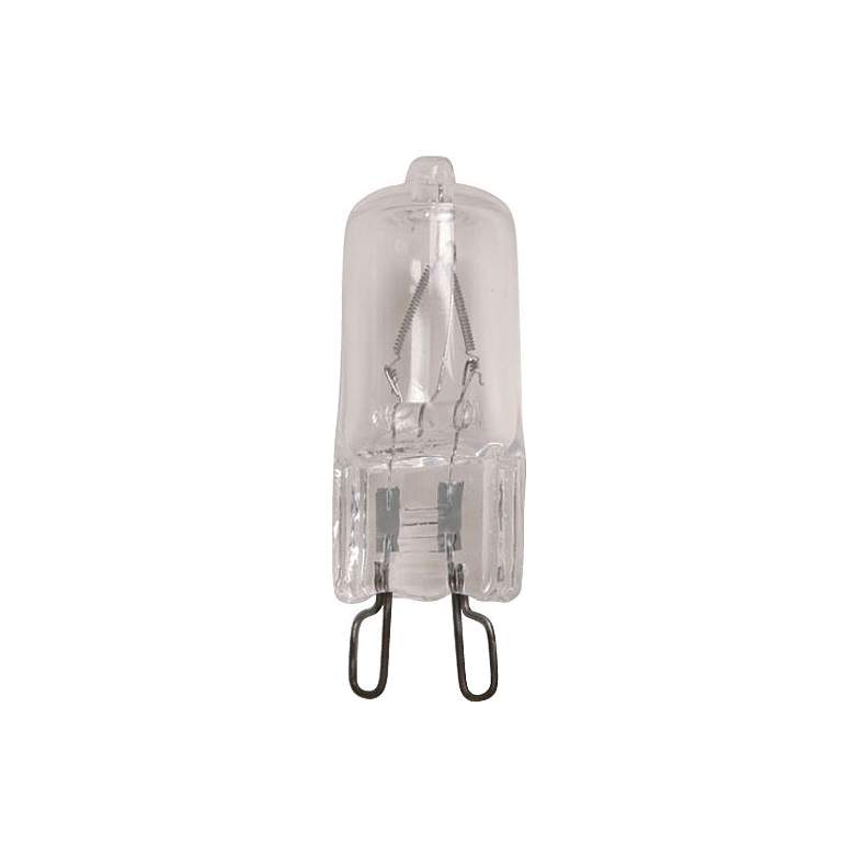 Image 1 Satco 40 Watt G9 Base 120 Volt Clear Halogen Light Bulb