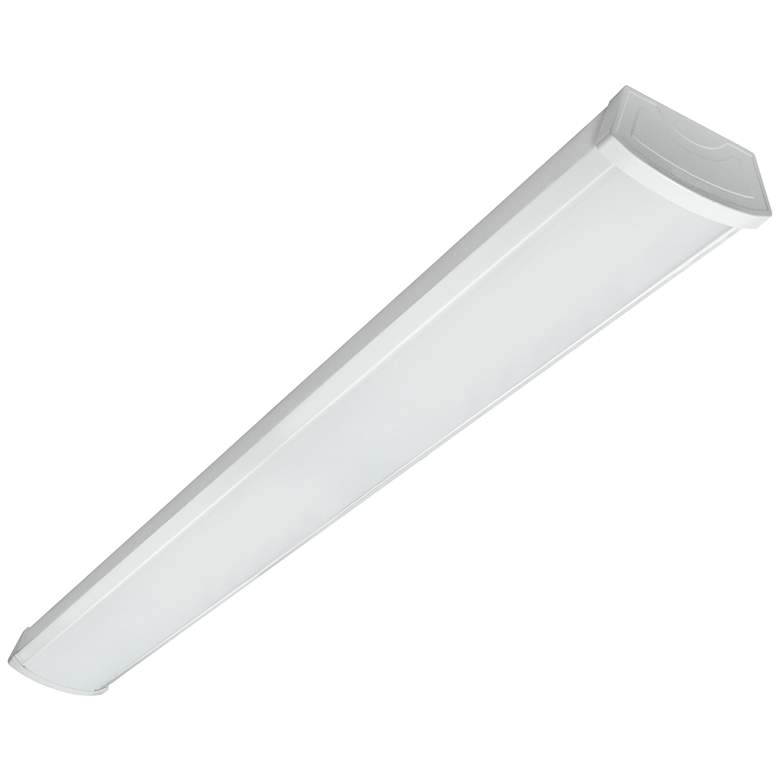 Image 1 Satco 47 1/2 inch Wide White 3000K LED Ceiling Wrap Light
