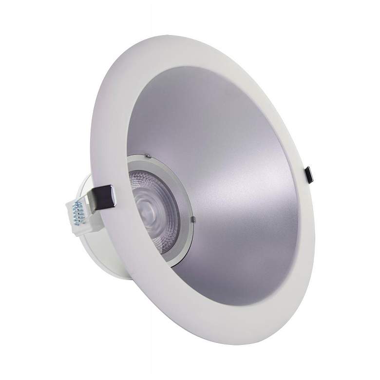 Image 1 Satco 6" Silver Commercial LED Recessed Downlight