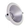 1_Satco 6" Silver Commercial LED Recessed Downlight