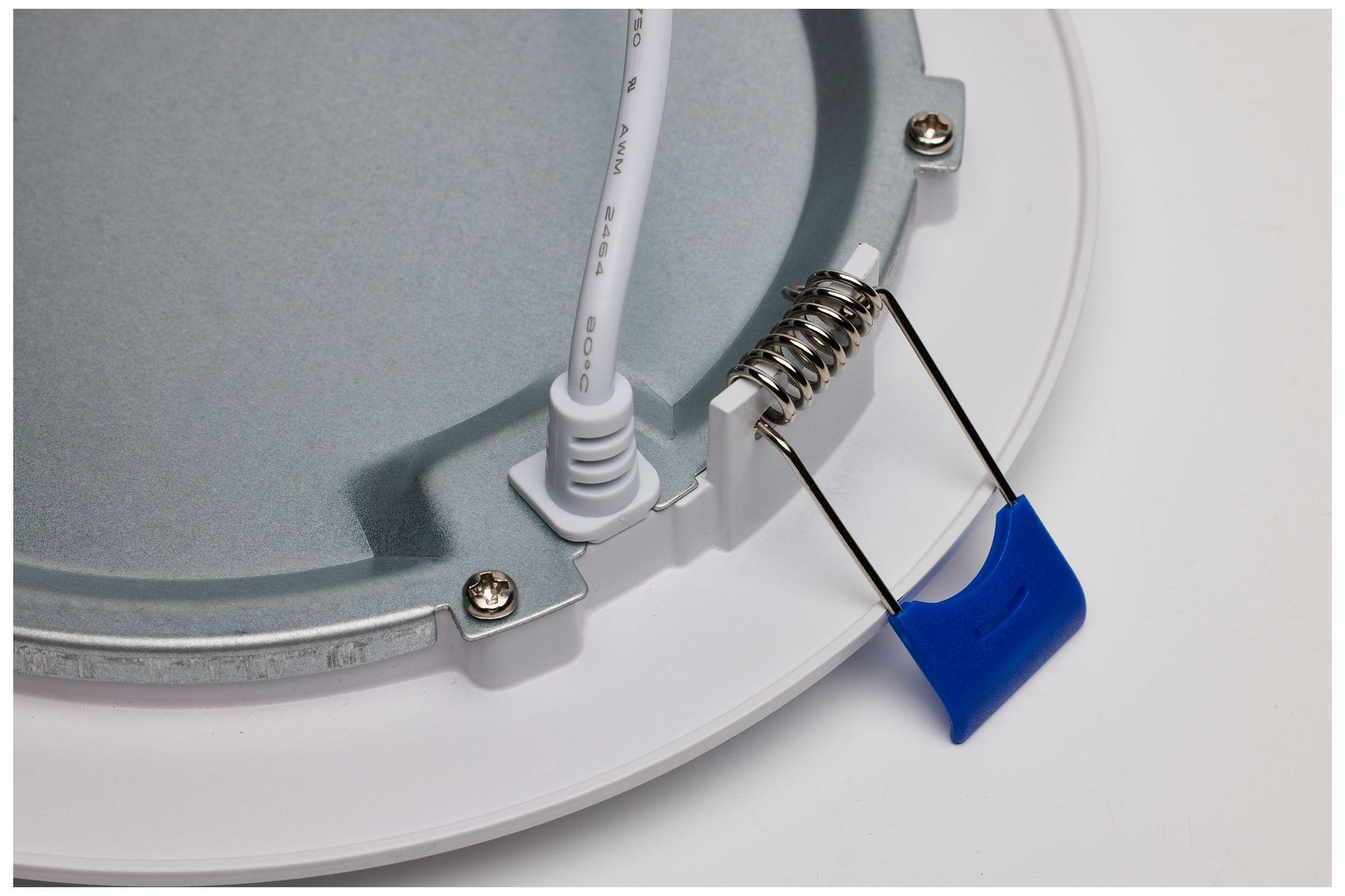 Image 4 Satco 6" White Round LED Direct Wire Low Profile Downlight more views