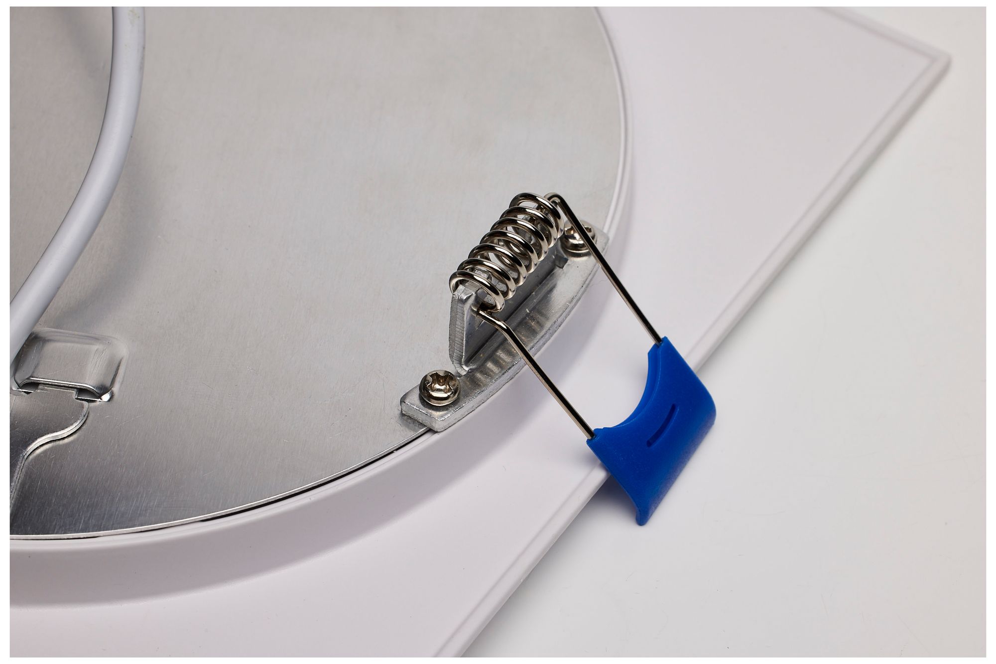 Image 4 Satco 6" White Square LED Direct Wire Low Profile Downlight more views