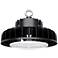 Satco 9 1/2" Wide Black 150W 4000K LED UFO High-Bay Light
