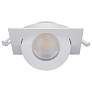 3_Satco 9 Watt 4" Square White LED Direct Wire Downlight Gimbaled more views