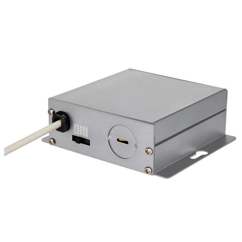 Image 5 Satco 9 Watt 4" Square White LED Direct Wire Downlight Gimbaled more views