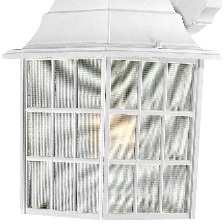 Image 2 Satco Adams 13 3/4 inch High White Outdoor Wall Light more views