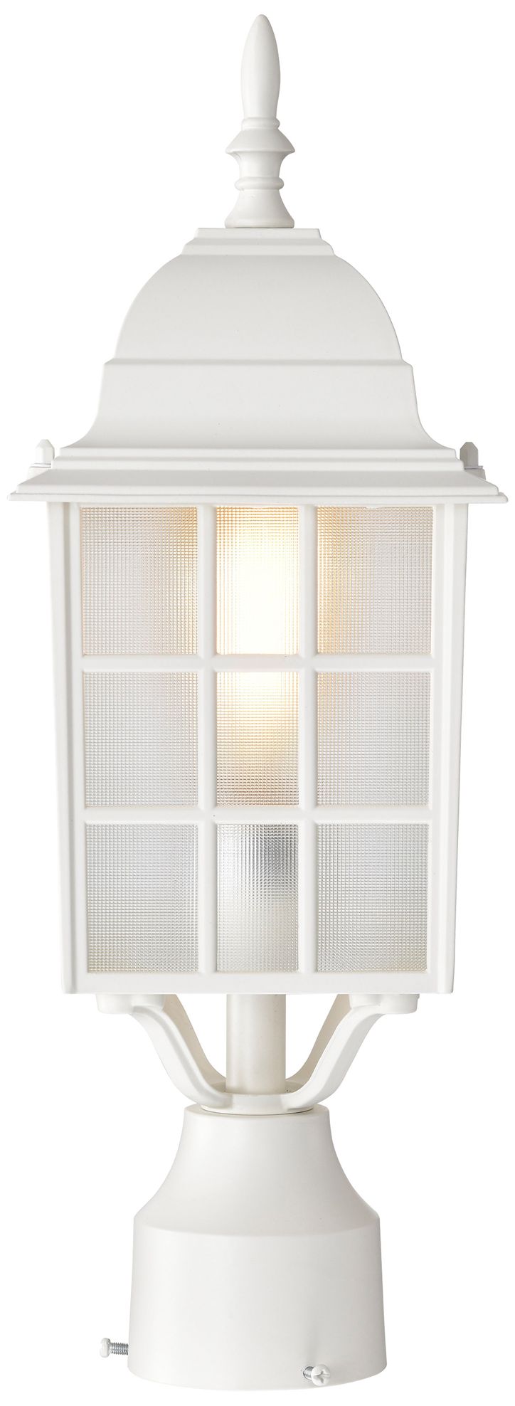 Image 4 Satco Adams 18 1/4" High White Outdoor Post Light more views