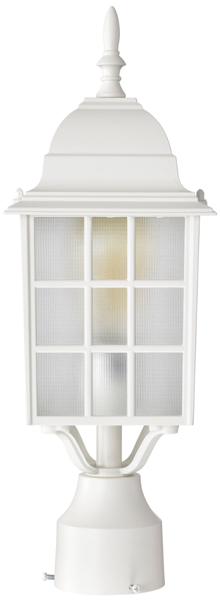 Image 5 Satco Adams 18 1/4" High White Outdoor Post Light more views