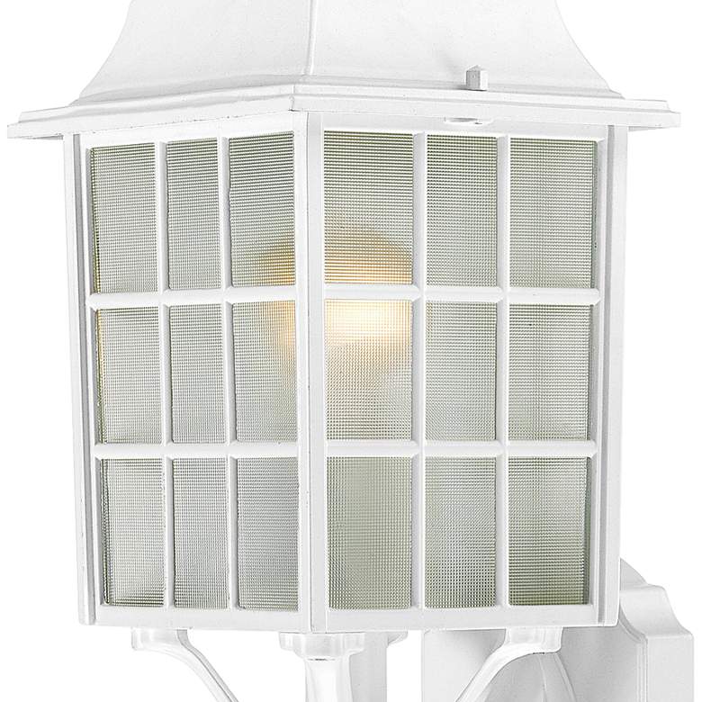 Image 2 Satco Adams 18 1/4" High White Outdoor Wall Light more views