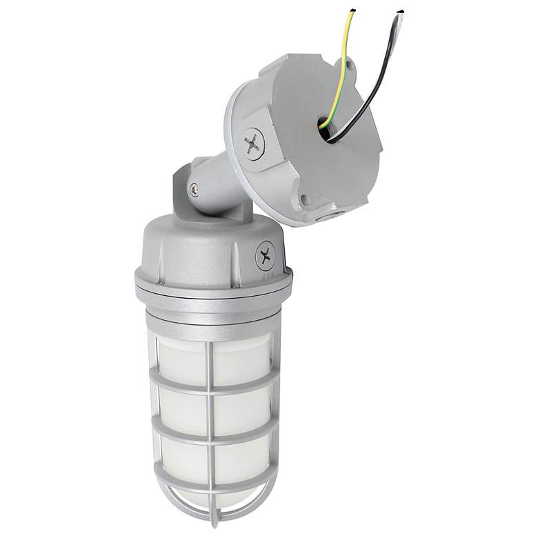 Image 3 Satco Anya 13" High Gray LED Vapor Tight Outdoor Light more views