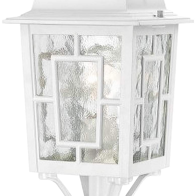 Image 2 Satco Banyon 17 1/4" High White Outdoor Post Light more views